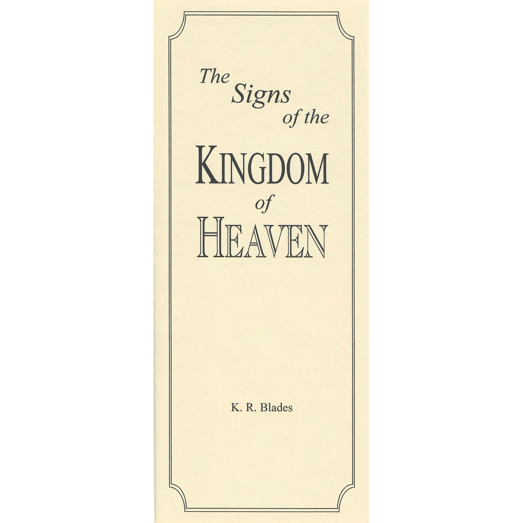 17 Signs Kingdom 1700 Transp
